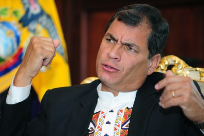 El presidente de Ecuador, Rafael Correa.-AFP / RODRIGO BUENDIA