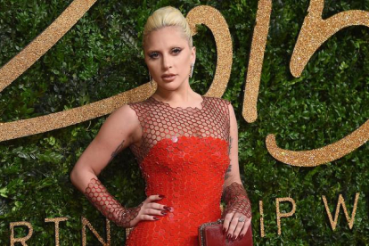 Lady Gaga, en los British Fashion Awards, el pasado mes de noviembre.-AP