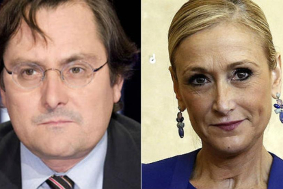 Francisco Marhuenda y Cristina Cifuentes.-