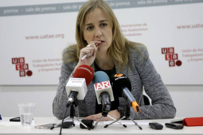 La exdiputada de IU Tania Sánchez, el pasado marzo.-Foto: JOSÉ LUIS ROCA