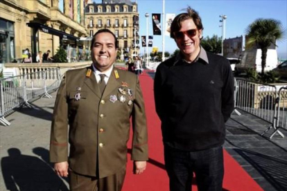 Alejandro Cao de Benós (izquierda) y Álvaro Longoria, en San Sebastián.-EFE / JUAN HERRERO