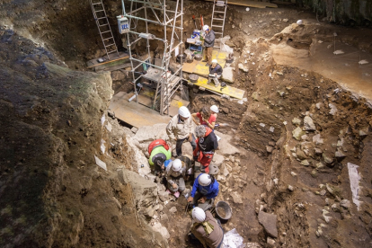 Imagen de las excavaciones de Atapuerca. ECB
