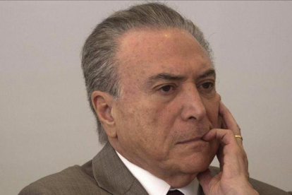 El expresidente de Brasil Michel Temer.-EFE / JOEDSON ALVES