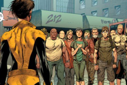 Una de las polémicas viñetas de Ardian Syaf en 'X-Men Gold'.-