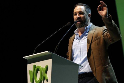 Santiago Abascal, presidente de Vox.-AP / MANU FERNÁNDEZ