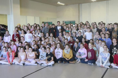 El director del  Ballet Nacional de España, Antonio Najarro, a la sede burgalesa de la Escuela Profesional de Danza de Castilla y León.-Raúl Ochoa