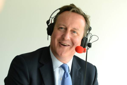 Cameron, comentando un partido de cricket, este viernes.-REUTERS / PHILIP BROWN