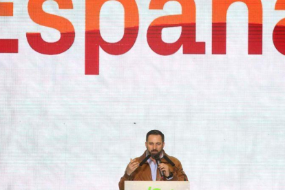 Abascal (Vox) desprecia el debate de los cuatro jinetes del Apocalipsis.-DAVID CASTRO