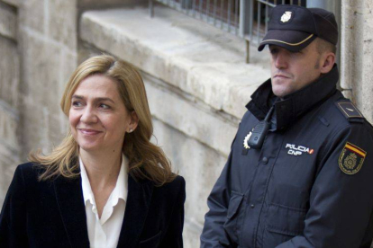 La infanta Cristina.-Foto: AFP