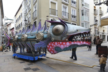 La sardina con referencias a la ciudad  nunca puede faltar en el Carnaval.