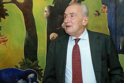 Giovanni Sartori, en ocasión de recibir el Príncipe de Asturias de Ciencias Sociales en el 2005.-J L CEREIJIDO