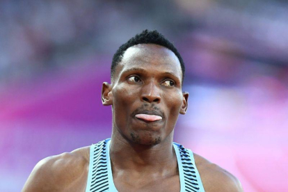Isaac Makwala, en Londres.-JEWEL SAMAD (AFP)