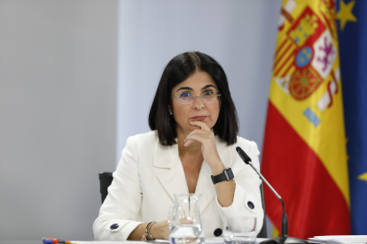 La ministra de Sanidad, Carolina Darias, en una imagen de archivo.- EL MUNDO
