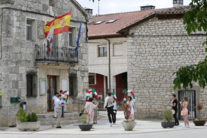El Ayuntamiento de Ibeas engloba a nueve núcleos de población de la comarca de Los Juarros.-ECB