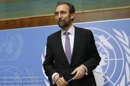 Zeid Ra'ad Al Hussein, Alto Comisionado de la ONU para los Derechos Humanos, en una imagen de archivo.-