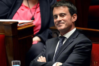Manuel Valls, durante una sesión en la Asamblea de París-AFP / BERTRAND GUAY