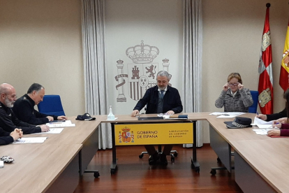 Imagen de la reunión de la mesa de seguimiento de Aranda de Duero. ECB