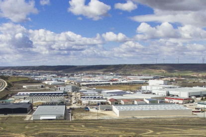 Vista aérea del Polígono Industrial de Villalonquéjar.