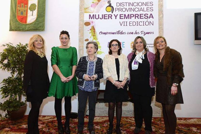 Imagen de las ganadoras de la última edición del premio ‘Mujer Empresaria’-ECB