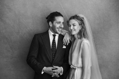 Marta Ortega y Carlos Torretta, el día de su boda.-PETER LINDBERGH