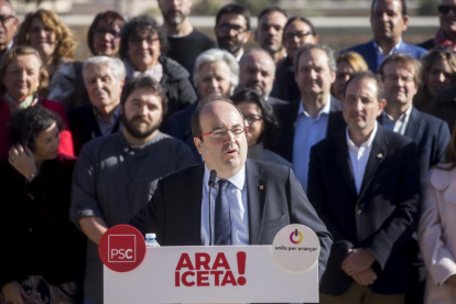 Miquel Iceta descarta reeditar un hipotético tripartito de izquierdas con ERC y los comuns /-QUIQUE GARCÍA (EFE)