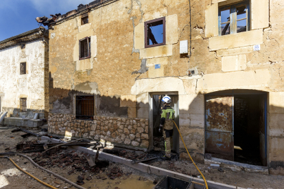 Las consecuencias del grave incendio en la comarca del Arlanza. SANTI OTERO