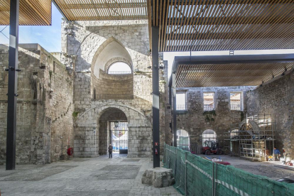 Las obras de restauración del Monasterio de San Juan se desarrollarán hasta 2020.-ISRAEL L. MURILLO