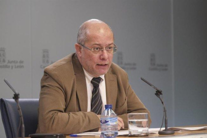 Vicepresidente de la Junta de Castilla y León, Francisco Igea, en la rueda de prensa posterior al Consejo de Gobierno.-EUROPA PRESS