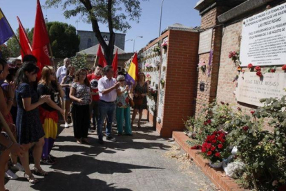 El homenaje a las Trece Rosas de este sábado, 5 de agosto-EFE / FERNANDO ALVARADO