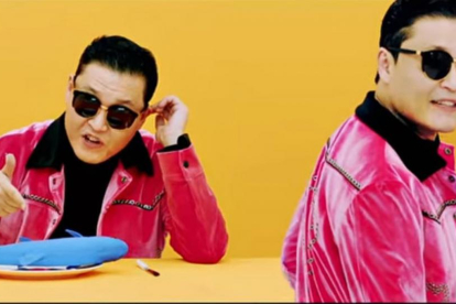 El rapero surcoreano PSY, en uno de sus nuevos videoclips.-YOUTUBE