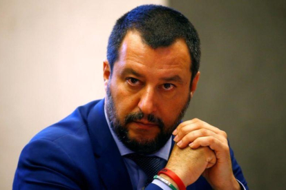 El ministro del Interior italiano, el ultraderechista Matteo Salvini.-STEFANO RELLANDINI (REUTERS)