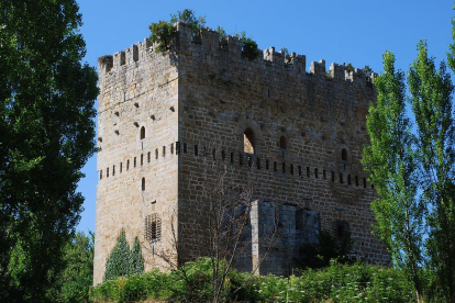 Vista parcial de la Torre de los Velasco en Espinosa de los Monteros. HISPANIA NOSTRA