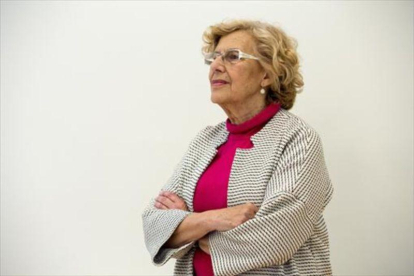 La alcaldesa de Madrid, Manuela Carmena, el 19 de mayo del 2016.-JUAN MANUEL PRATS