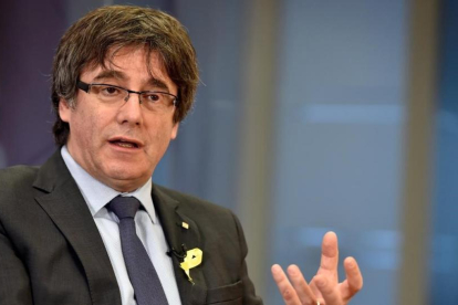 Carles Puigdemont, el pasado 23 de diciembre-ERIC VIDAL (REUTERS)
