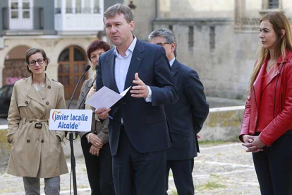 Javier Lacalle en un momento de su intervención en La Llana de Afuera.-RAÚL G. OCHOA