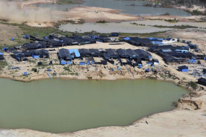 Un campamento minero en perú.-AP  / AFP POOL