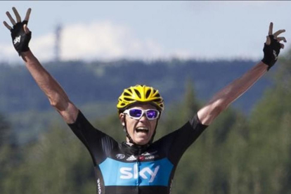 Chris Froome victorioso en La Planche des Belles Filles-Peter Dejong