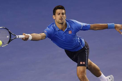 Novak Djokovic, en el partido ante Wawrinka.-Foto:   AP / ANDY BROWNBILL