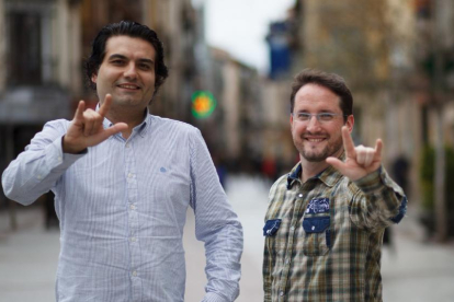 Hugo y Rubén, concursantes sorianos del programa ¡Boom! emitido por Antena 3 .-ICAL