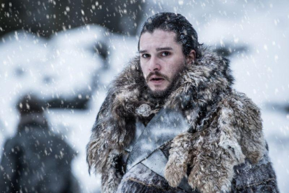 El actor Kit Harington interpretando a Jon Nieve en Juego de tronos-HBO /AP