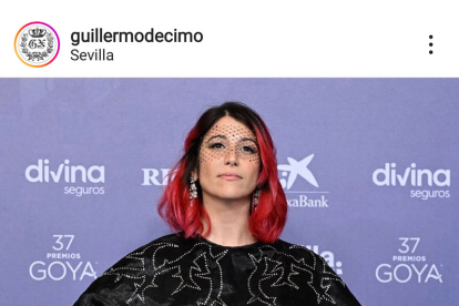 Captura del post con el vestido que Guillermo ha compartido en su Instagram. ECB