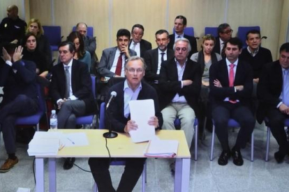 Marco Antonio Tejeido, durante su declaración ante el juez del 'caso Nóos'.-EFE / ATIENZA