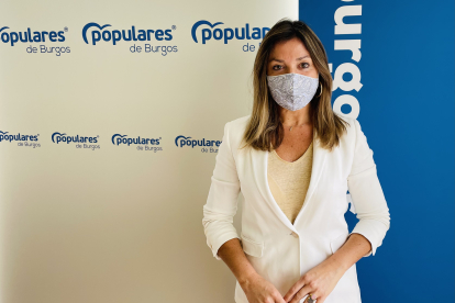 La portavoz del PP en el Ayuntamiento de Burgos, Carolina Blasco. ECB