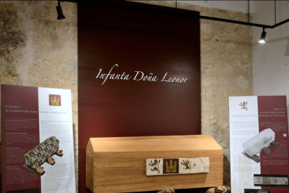 Tras ser rehabilitado en el centro de restauración de Simancas, el sarcófago se encuentra en el Museo de Santo Domingo.-L.V.