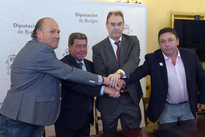 Ángel Citores, César Rico, Miguel Ángel Benavente y Pablo Dionisio Fraile.-ICAL