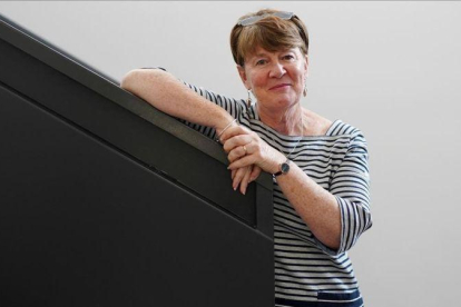 La británica Fiona Burton, autora de La madre, el pasado miércoles en Madrid.-JOSÉ LUIS ROCA