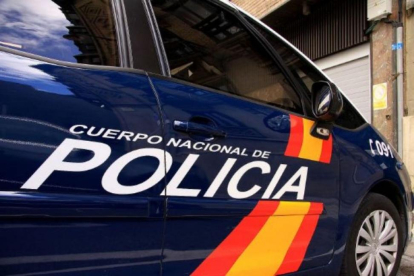 Vehículo de la Policía Nacional.-