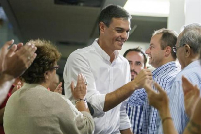 Pedro Sánchez, ayer, a su llegada al acto de apertura del curso político en Badajoz.-EFE / OTO