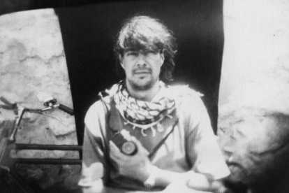 José Manuel López, en una imagen tomada en Siria.-E.M