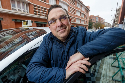 José María Alegre, presidente de la Asociación Burgalesa del Taxi (Abutaxi). SANTI OTERO